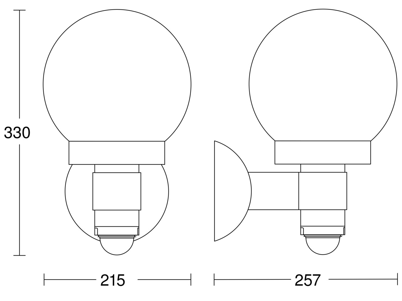 Acquista Steinel L 560 S 634216 Lampada da parete per esterni con